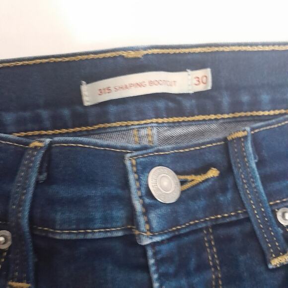 Levi's Jeans 315 Shaping Bootcut Women 30 Shortened‎ Hem to 27.5" Inseam - Picture 5 of 11